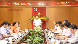 Sẽ phát động thi đua 90 ngày đêm hoàn thành giải phóng mặt bằng dự án đường sắt Lào Cai - Hà Nội - Hải Phòng đoạn qua tỉnh Lào Cai