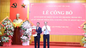 Ông Nguyễn Viết Hiến được bổ nhiệm Tổng Giám đốc Công ty TNHH MTV Apatit Việt Nam