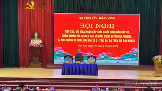 Bảo Yên lắng nghe ý kiến, tháo gỡ khó khăn cho người dân vùng lũ