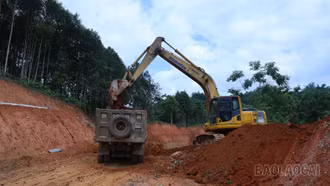 Dự án đường Quang Kim - Cốc San sẽ thảm nhựa một số đoạn tuyến trước 30/6