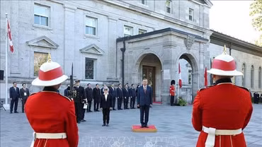 Lễ đón Tổng Bí thư, Chủ tịch nước Tô Lâm thăm cấp Nhà nước Canada