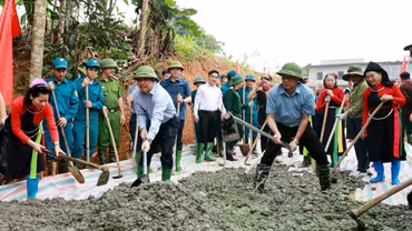30 ngày cao điểm, Lào Cai phấn đấu khởi công ít nhất 90% dự án giao thông nông thôn