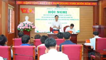 Phường Sa Pa đối thoại, tháo gỡ khó khăn, vướng mắc tại Dự án Hạ tầng kỹ thuật khu vực Giàng Tra