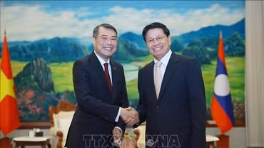 Thủ tướng Lê Minh Hưng hội kiến Tổng Bí thư, Chủ tịch nước Lào Thongloun Sisoulith
