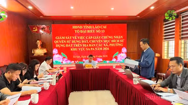 Tổ đại biểu số 13 HĐND tỉnh giám sát công tác quản lý đất đai tại xã Tả Van