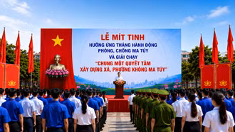 Lào Cai tổ chức Giải chạy phong trào “Chung một quyết tâm xây dựng xã, phường không ma túy”