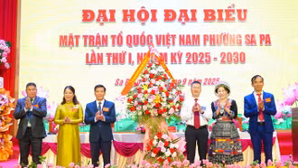 Đại hội đại biểu Mặt trận Tổ quốc Việt Nam phường Sa Pa, xã Bảo Hà và xã Si Ma Cai
