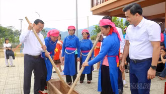 Tưng bừng Ngày hội Đại đoàn kết toàn dân tộc tại xã Hợp Thành