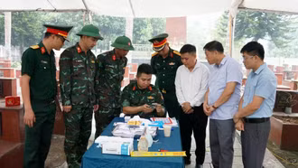 Lào Cai triển khai thu nhận mẫu ADN của 3.434 thân nhân liệt sĩ chưa xác định được danh tính