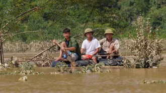 Lũ sông miền Bắc đã qua đỉnh, diện ngập thu hẹp