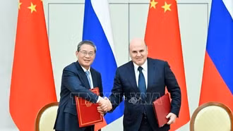 Nga, Trung Quốc nhất trí tăng cường hợp tác trên nhiều lĩnh vực