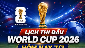 Lịch thi đấu World Cup hôm nay 7/7: Argentina chạm trán Ai Cập