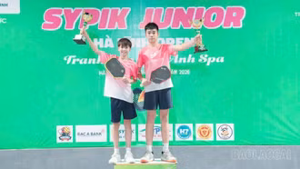Vận động viên trẻ Lào Cai giành Huy chương Bạc tại Giải Pickleball Junior Hà Tĩnh Open 2026