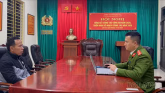 Công an xã Bản Lầu bắt giữ đối tượng trộm cắp tài sản lẩn trốn gần 400 km