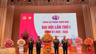 Đại hội Đảng bộ Phòng Tham mưu, Bộ CHQS tỉnh Lào Cai thành công tốt đẹp