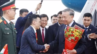 Tổng Bí thư, Chủ tịch nước Tô Lâm bắt đầu thăm cấp Nhà nước Cộng hòa Ấn Độ