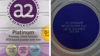 Rà soát, thu hồi 3 lô sữa a2 Platinum Premium cho trẻ nhỏ