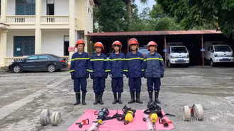 Công an tỉnh Lào Cai kiểm tra, đánh giá công tác huấn luyện nghiệp vụ chữa cháy, cứu nạn, cứu hộ 6 tháng đầu năm 2026