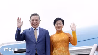 Tổng Bí thư, Chủ tịch nước Tô Lâm cùng Phu nhân bắt đầu thăm cấp Nhà nước Liên bang Nga