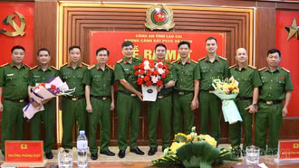 Công an tỉnh Lào Cai ra mắt Đội Chữa cháy và Cứu nạn cứu hộ khu vực 3