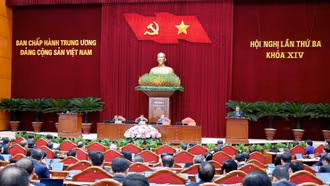 Ngày làm việc thứ ba Hội nghị lần thứ ba Ban Chấp hành Trung ương Đảng khóa XIV