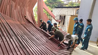 Bản Xèo chủ động ứng phó thiên tai, bảo đảm an toàn cho người dân