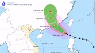 Bão số 2 ít khả năng ảnh hưởng trực tiếp đến đất liền Việt Nam, Lào Cai cảnh báo mưa dông