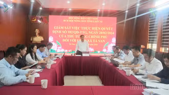 Hội Nông dân tỉnh giám sát việc thực hiện Quyết định số 182/QĐ-TTg tại xã Tả Van