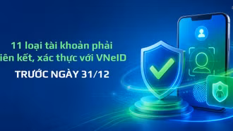 11 loại tài khoản phải liên kết, xác thực với VNeID trước ngày 31/12/2026