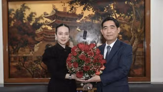 Madam Pang đến Đại sứ quán Việt Nam để xin lỗi vụ dùng sai Quốc kỳ