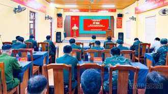 Xã Tân Hợp hoàn thành xuất sắc diễn tập tác chiến trong khu vực phòng thủ năm 2026