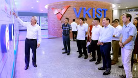 Đoàn công tác tỉnh Lào Cai thăm và làm việc với Viện Khoa học và Công nghệ Việt Nam - Hàn Quốc