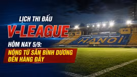 Lịch thi đấu V-League hôm nay 5/9: Nóng từ sân Bình Dương đến Hàng Đẫy