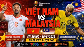 Siêu máy tính dự đoán tỷ số Việt Nam vs Malaysia 20h (19/8): Cơ hội nào cho “mãnh hổ”?