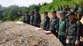 Bộ CHQS tỉnh Lào Cai hoàn thành diễn tập Chỉ huy - Tham mưu 1 bên, 1 cấp trên bản đồ năm 2026