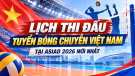Lịch thi đấu của tuyển bóng chuyền Việt Nam tại ASIAD 2026 mới nhất
