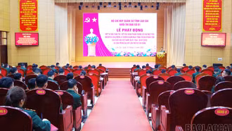 Khối thi đua số 1, Bộ Chỉ huy Quân sự tỉnh phát động đợt thi đua “Tăng tốc, bứt phá”