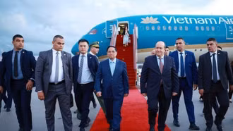 Thủ tướng Phạm Minh Chính và Phu nhân bắt đầu thăm chính thức Algeria