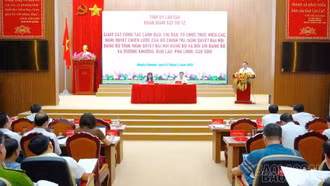 Đoàn giám sát số 12 của Tỉnh ủy làm việc tại các xã: Bản Lầu, Mường Khương, Cao Sơn, Pha Long