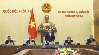 Khai mạc Phiên họp thứ 54 của Ủy ban Thường vụ Quốc hội