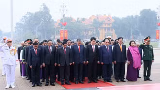 Lãnh đạo Đảng, Nhà nước vào Lăng viếng Chủ tịch Hồ Chí Minh