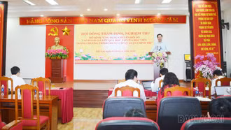 Nghiệm thu mô hình chuyển đổi số trong đào tạo lý luận chính trị tại Trường Chính trị tỉnh