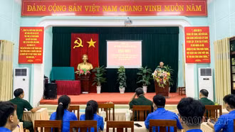 Đoàn Kinh tế - Quốc phòng 345 tập huấn cho trí thức trẻ tình nguyện đợt 3 giai đoạn 2021 - 2030