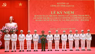Công an tỉnh Lào Cai tổ chức Lễ kỷ niệm 80 năm Ngày truyền thống các lực lượng 