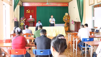 Phường Âu Lâu niêm yết công khai dự thảo phương án bồi thường, hỗ trợ, tái định cư