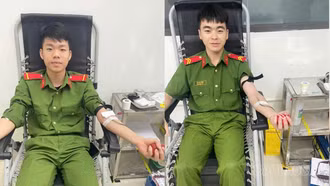 Tuổi trẻ Trại tạm giam số 1 Công an tỉnh Lào Cai hiến máu cứu người 