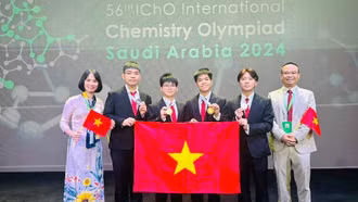 Học sinh Việt Nam đạt 4 Huy chương Vàng và Bạc Olympic Hóa học quốc tế