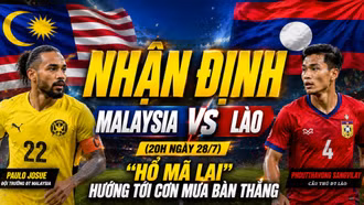 Nhận định Malaysia vs Lào (20h ngày 28/7): "Hổ Mã Lai" hướng tới cơn mưa bàn thắng