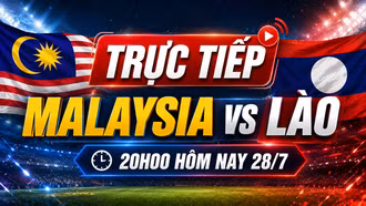 Malaysia nhận trọn 6 điểm tuyệt đối sau trận thắng Lào, vươn lên dẫn đầu bảng B
