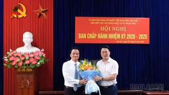 Đồng chí Giàng Quốc Hưng được bầu giữ chức Chủ tịch Liên hiệp các Hội Khoa học và Kỹ thuật tỉnh